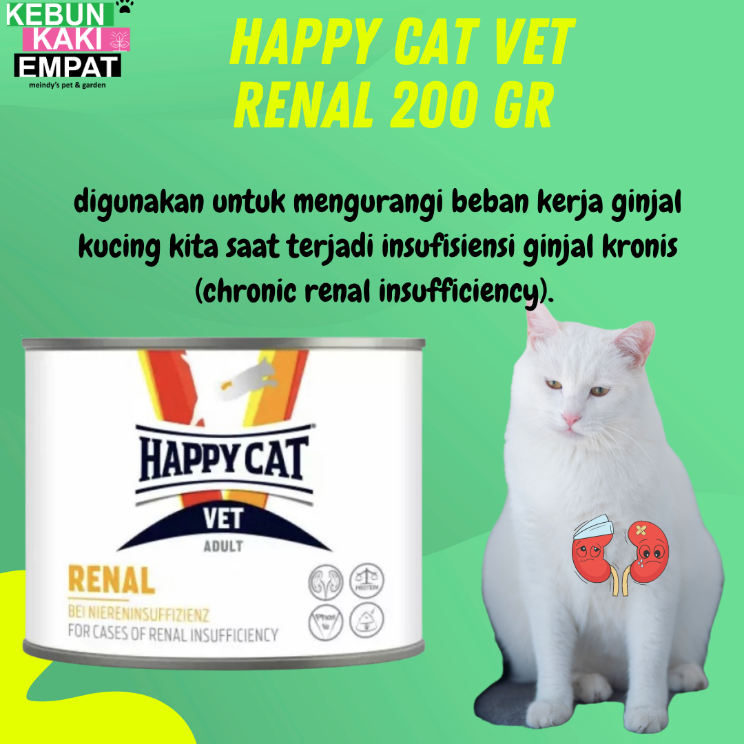 Happy cat deals renal food