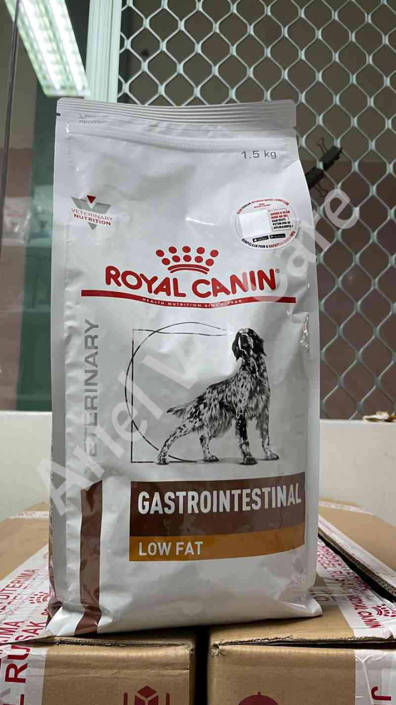 Jual Royal Canin Vet Gastro Intestinal Low Fat Dog 1,5kg