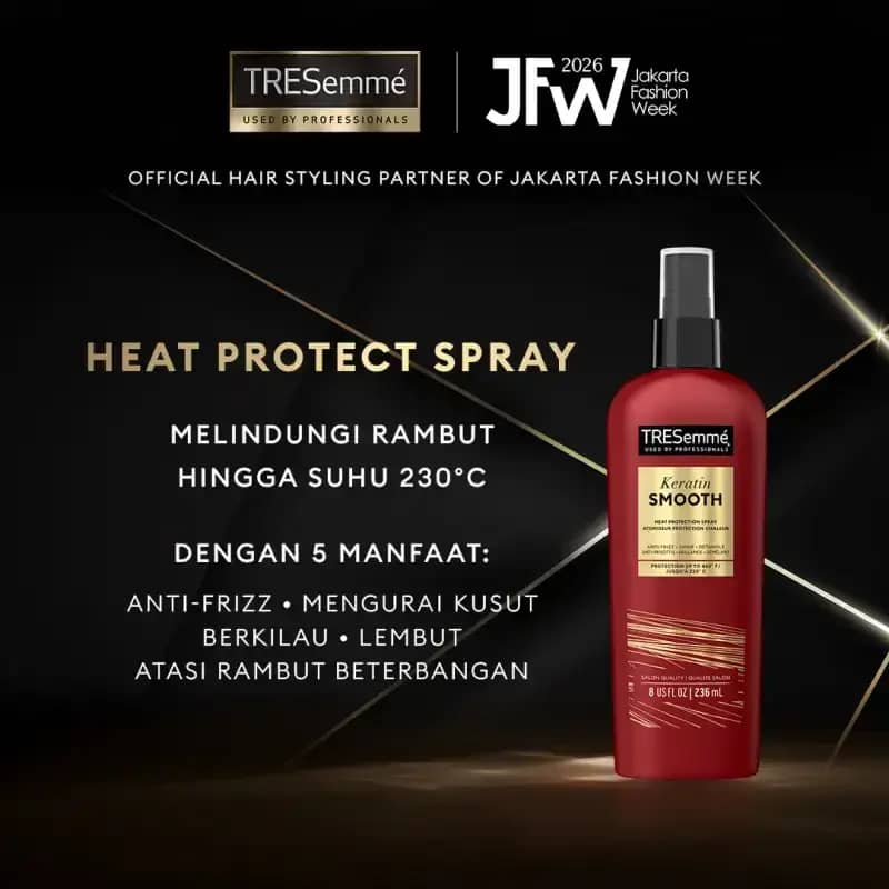 TRESemmé Keratin Smooth Heat Protect Spray 200ml (6.76floz
