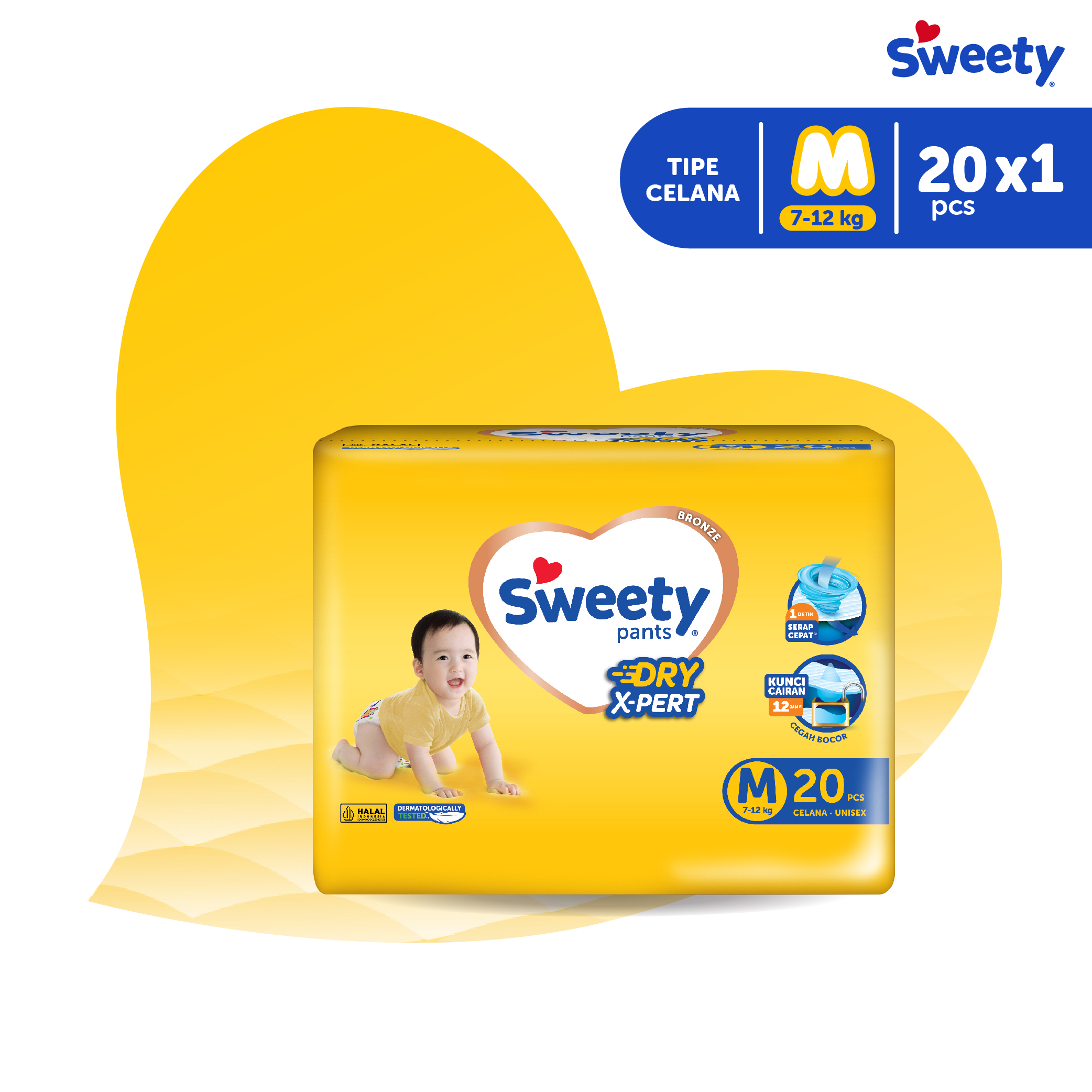 Pampers sweety m new arrivals
