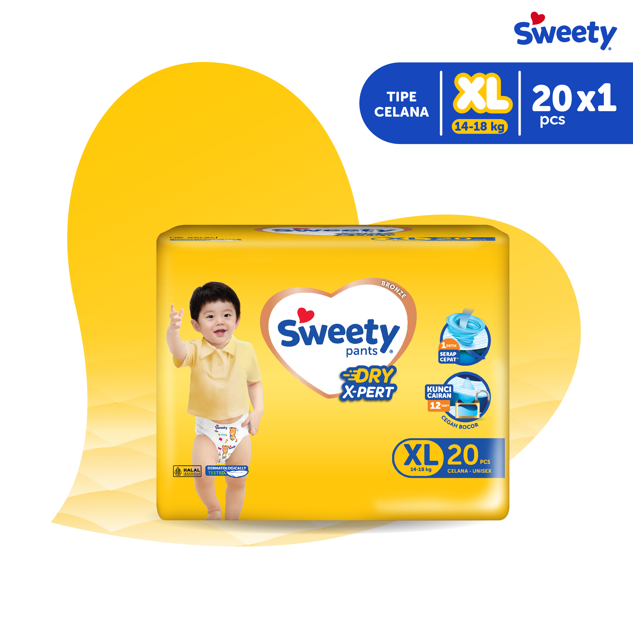 Pampers sweety xl 2025