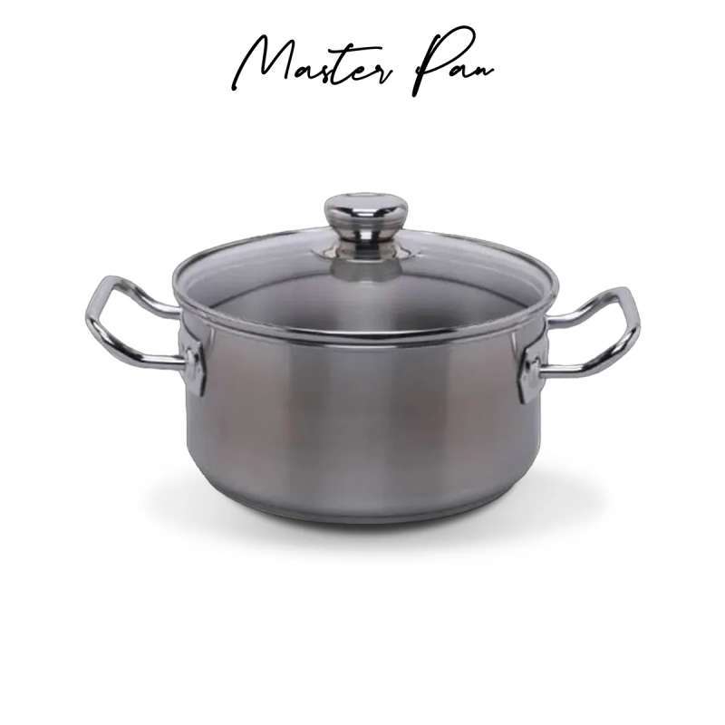 Masterchef Panci Promo Master Pan Panci Stainless Steel Dengan Tutup 20 Cm Sauce Pot ...