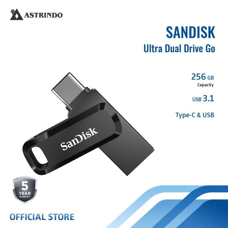 Promo Sandisk Dual Drive Go Flashdisk [256 Gb/ Type-c/ Usb 3.1] Diskon ...