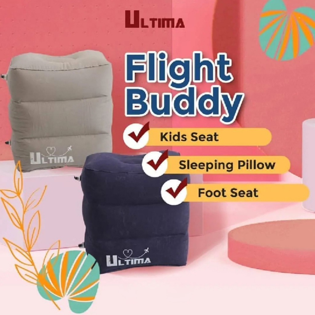 Jual Ultima Flight Buddy Inflatable Foot Rest - Untuk Naik Pesawat Bus ...