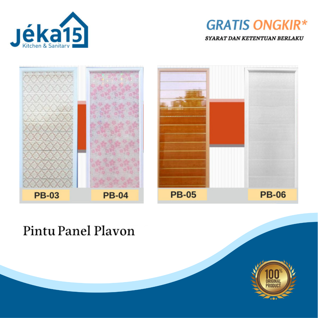 Jual PINTU PANEL | PINTU KAMAR MANDI PVC PLAFON | PINTU KAMAR MANDI
