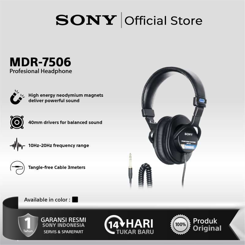 Promo Sony Mdr 7506 Headphone Profesional Sony Mdr 7506 Diskon 24 Di Seller Sony Center Pt. Dossindo Official Store Sony Center Kota Jakarta Selatan Blibli