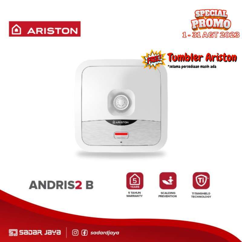 Ariston Andris AN2 B 10 liter 150W Low Watt Rendah Water Heater Pemanas  Air