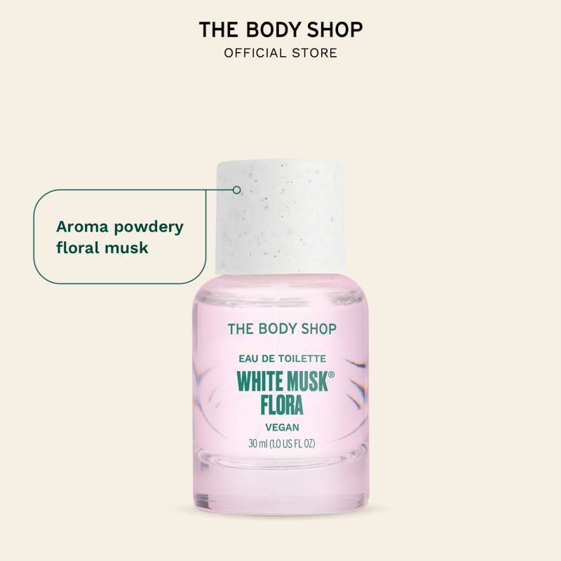 The Body Shop White Musk Flora Eau De Toilette Parfum EDT 30ml