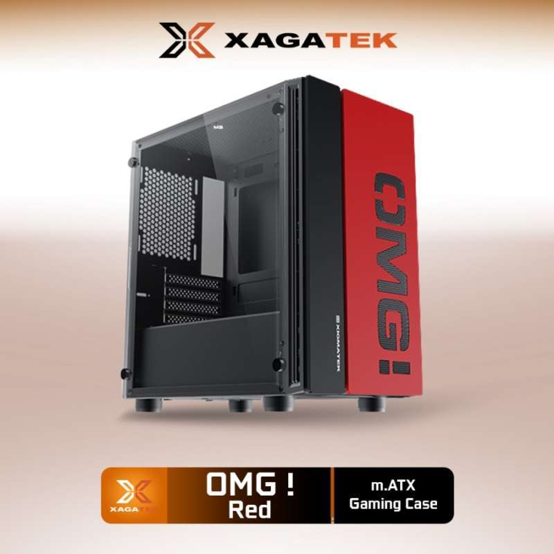 Jual CASING KOMPUTER GAMING PC XAGATEK OMG MINI TOWER CASE MICRO (NON