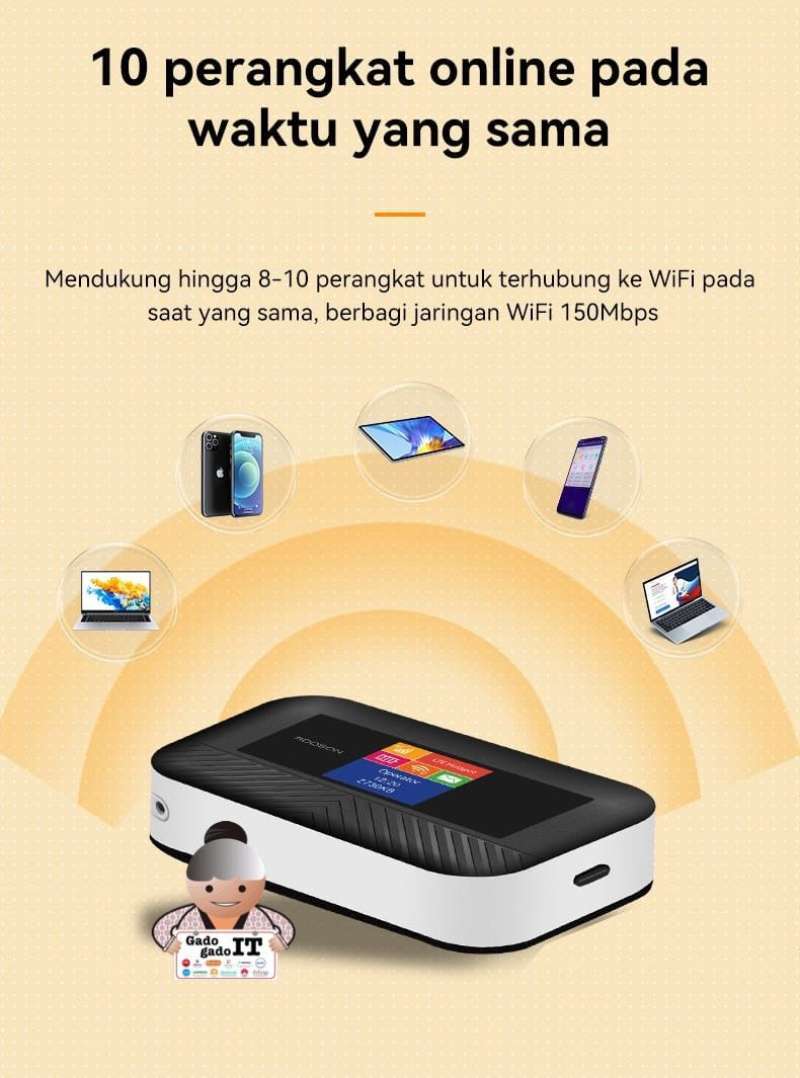 Promo Modem Mifi Rodson Rwm300x Router Wifi 4g Lte Mobile Wifi Hotspot ...