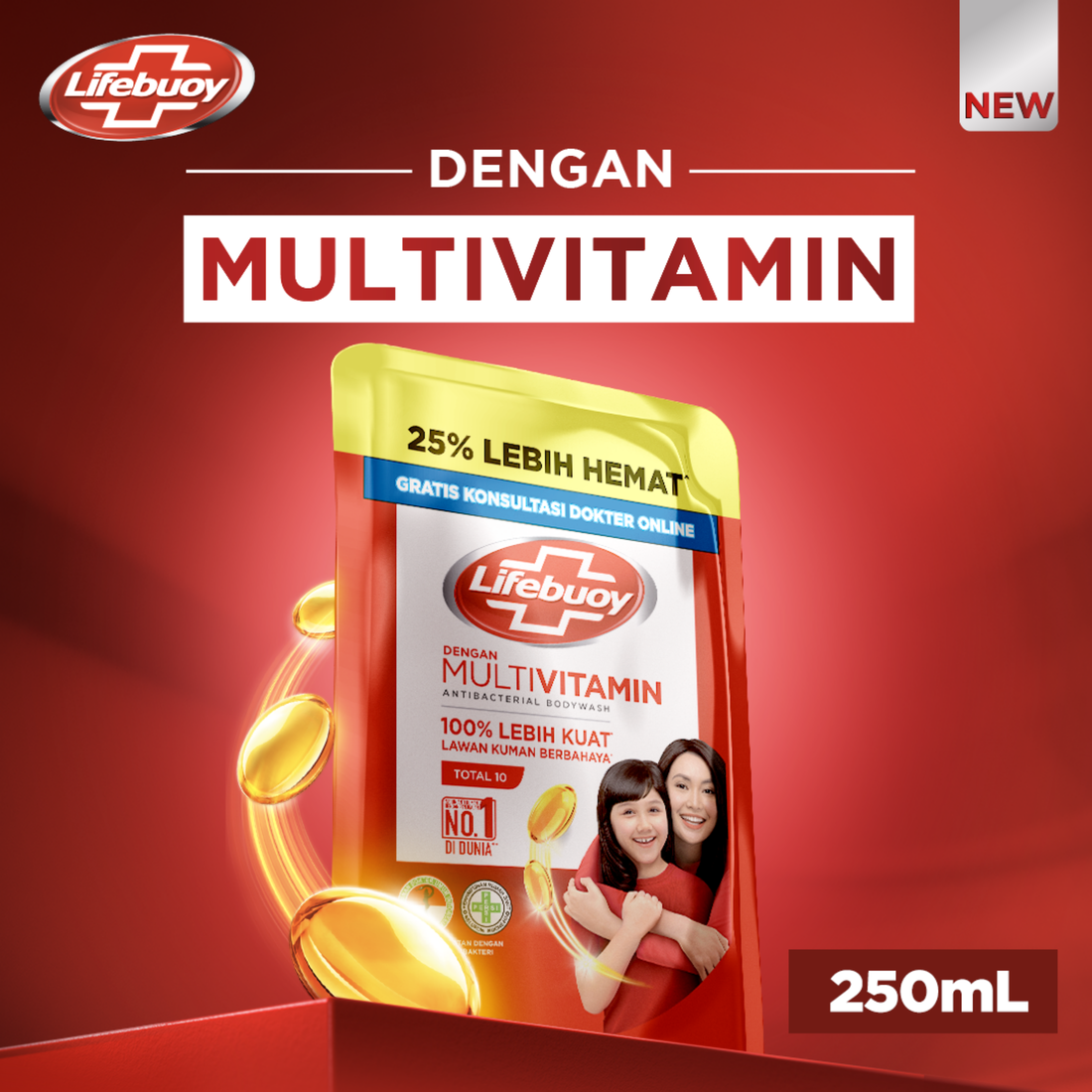 Promo Lifebuoy Sabun Mandi Cair Anti Bacterial Body Wash Total 10 100