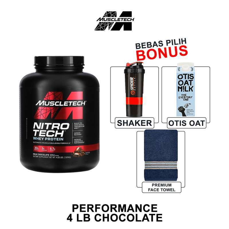 Jual Muscletech Nitrotech Performance Series 4lb Chocolate - Whey ...