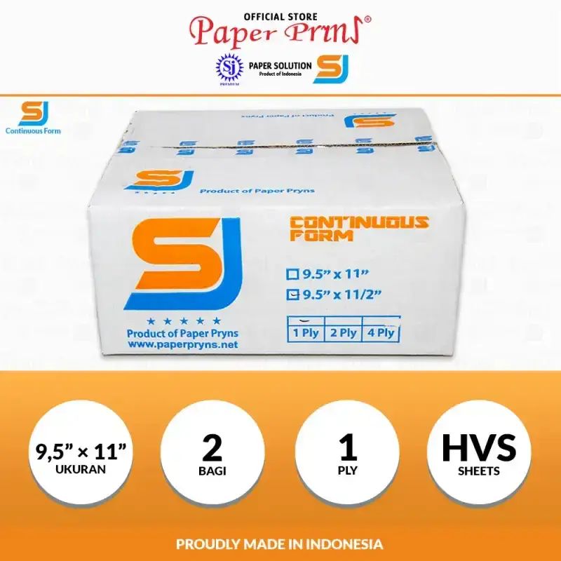 Jual Kertas Continuous Form 1 Ply 2 🏷️ Original Terbaru, Terlengkap ...