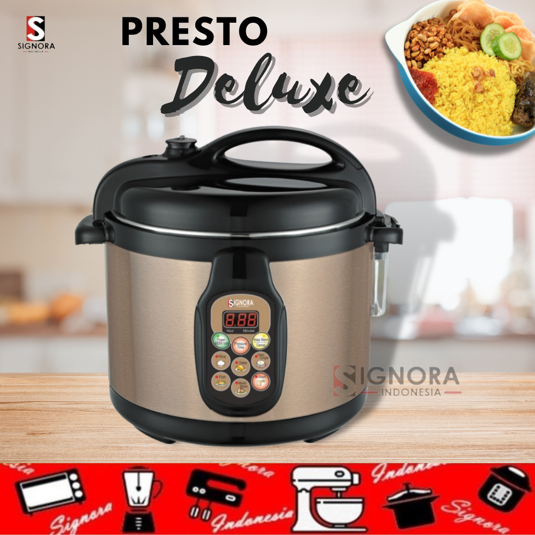 Jual Presto 5 Liter Deluxe Signora Pressure Cooker 5 Liter Signora Di Seller Signoraindonesiajkt Duri Pulo Kota Jakarta Pusat Blibli