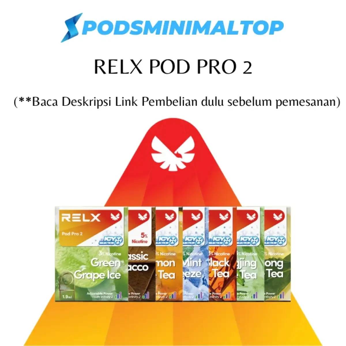 relx pods garden's heart Relx Pod Garden's Heart - Strawberry Flavour 2pcs (18mg/ml Nicotine) main image 0