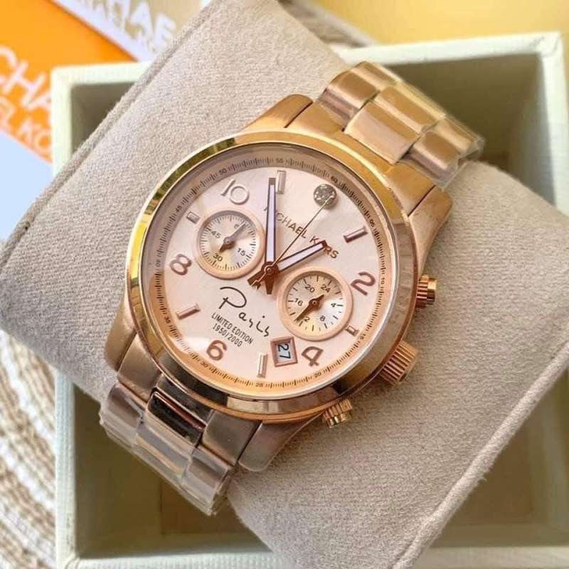 Promo Jam Tangan Wanita Michael Kors Mk5716 Chronograph Stainless Steel Rose Gold Diskon 60 Di Seller Magnum Watches Original Semolowaru Kota Surabaya Blibli