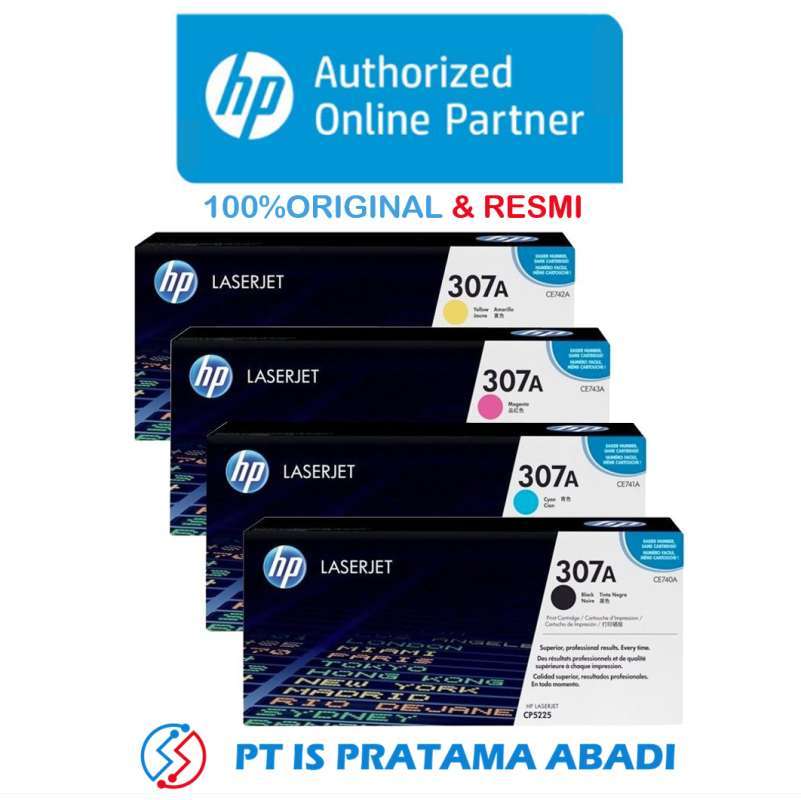 Jual Toner Hp Laserjet 307a (ce740a-743a) Original Resmi - Yellow