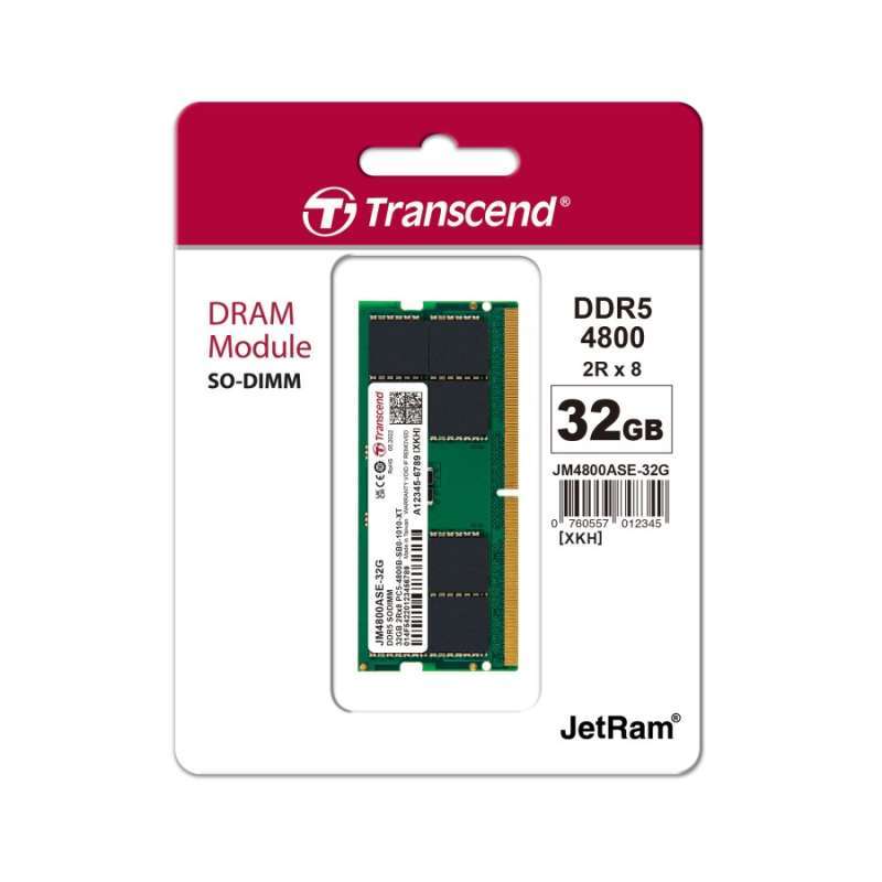 Promo Transcend So-dimm Jetram Ddr5 4800 [notebook Ram] Diskon 15% Di ...