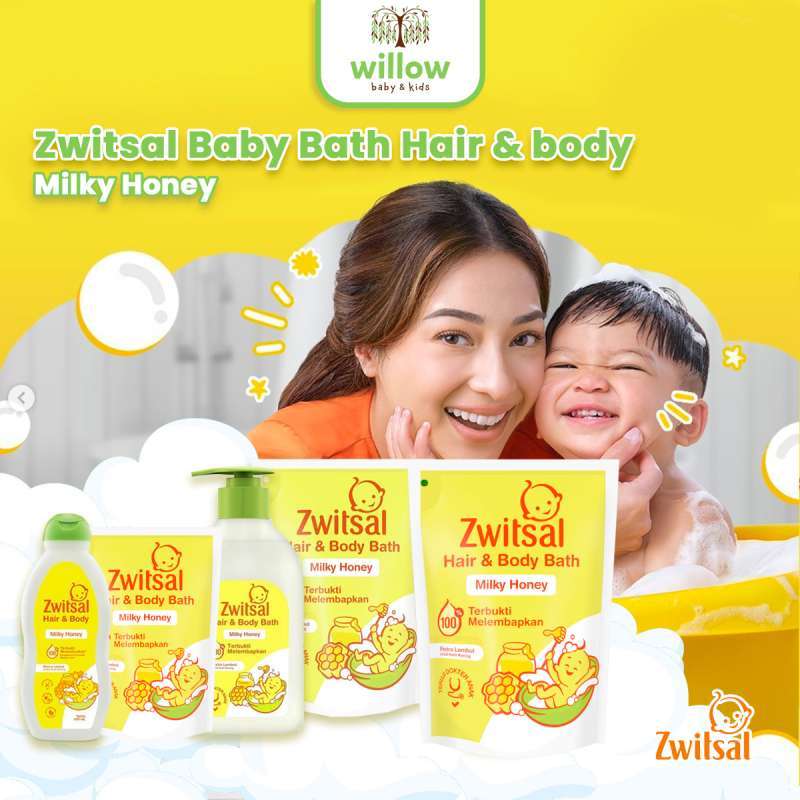 Jual Sabun Mandi Bayi Zwitsal Baby Bath Natural Milk Honey (rich