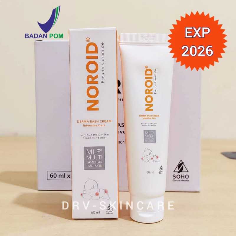 Jual Noroid Derma Rash Cream 60ml Krim Atopik/eksim/iritasi Ruam