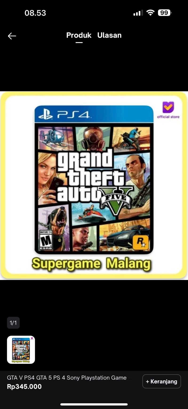 Ps4 Gta Ps3 Price Jual Gta V Ps4 Gta Ps Sony Playstation Game