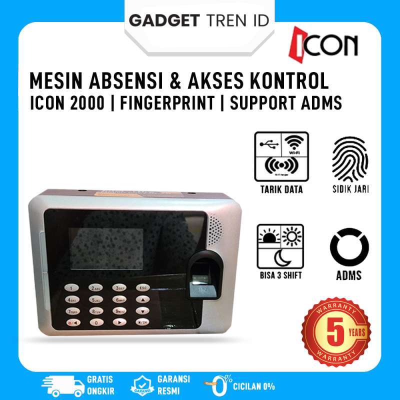Daftar Harga Absensi Fingerprint Icon 🔥 Original & Spesifikasi Lengkap ...