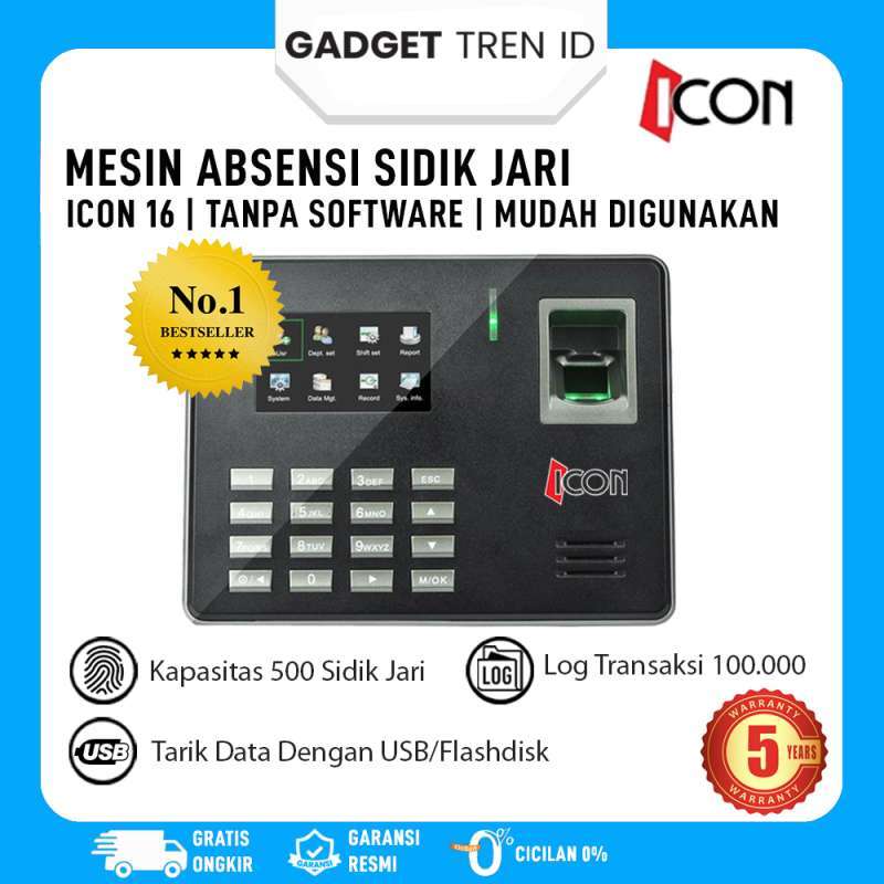 Daftar Harga Absensi Icon 🔥 Original & Spesifikasi Lengkap Juli 2026