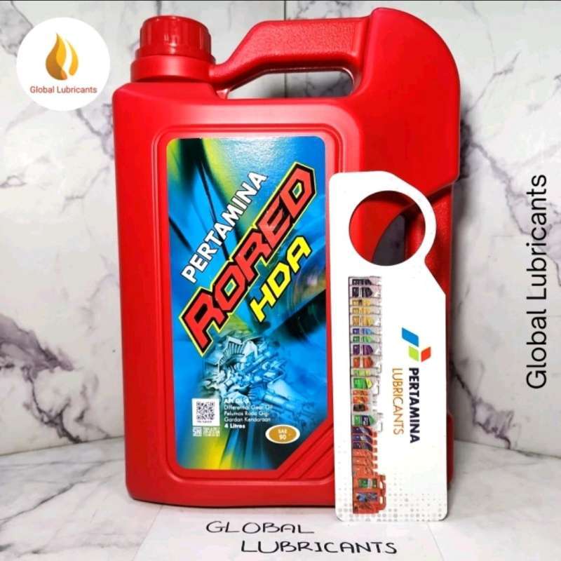 Oli Rored Jual Pertamina Rored Hda 90 Gl-5 4 Liter (oli Transmisi Manual Gardan ...