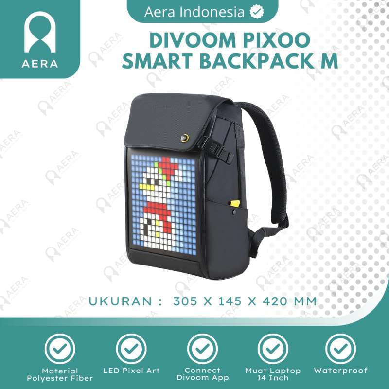 Jual Divoom Pixoo Backpack M Spesifikasi Original, Murah & Diskon Harga ...