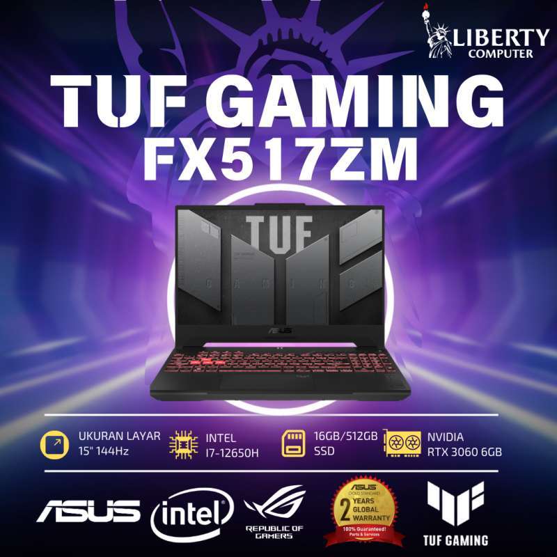 ASUS TUF DASH F15 FX517ZM-I736B7T-O i7-12650H/ 16GB/ 1TB/ RTX3060/ W11