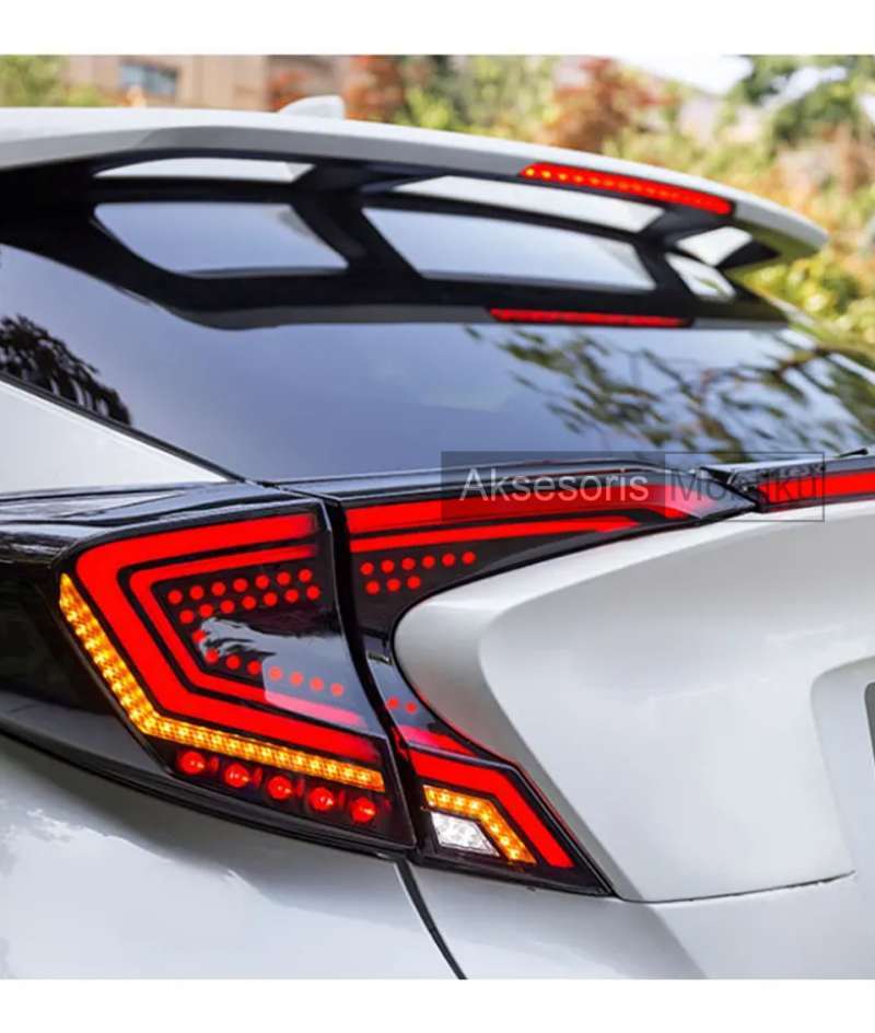 1 Ensemble Pour Toyota CHR C-HR 2016 -2019 Voiture DRL Feux De Jour Pare-chocs Arrière Feu Stop Avec Clignotant Feu Arrière Antibrouillard