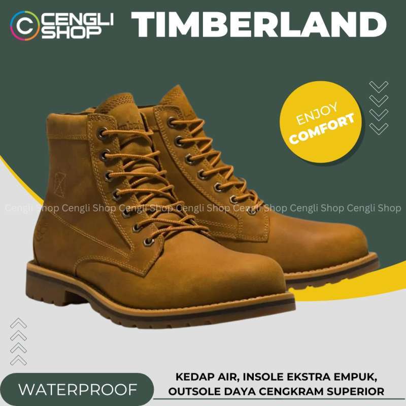 SEPATU BOOT TIMBERLAND BOOTS PRIA ORIGINAL CASUAL KULIT ASLI BRANDED TM67