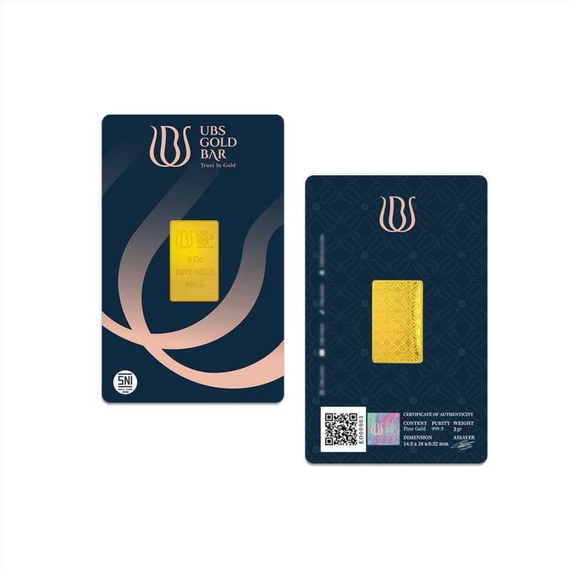 Promo Bligold Ubs Emas Logam Mulia [3 G] Diskon 6 Di Seller Bligold