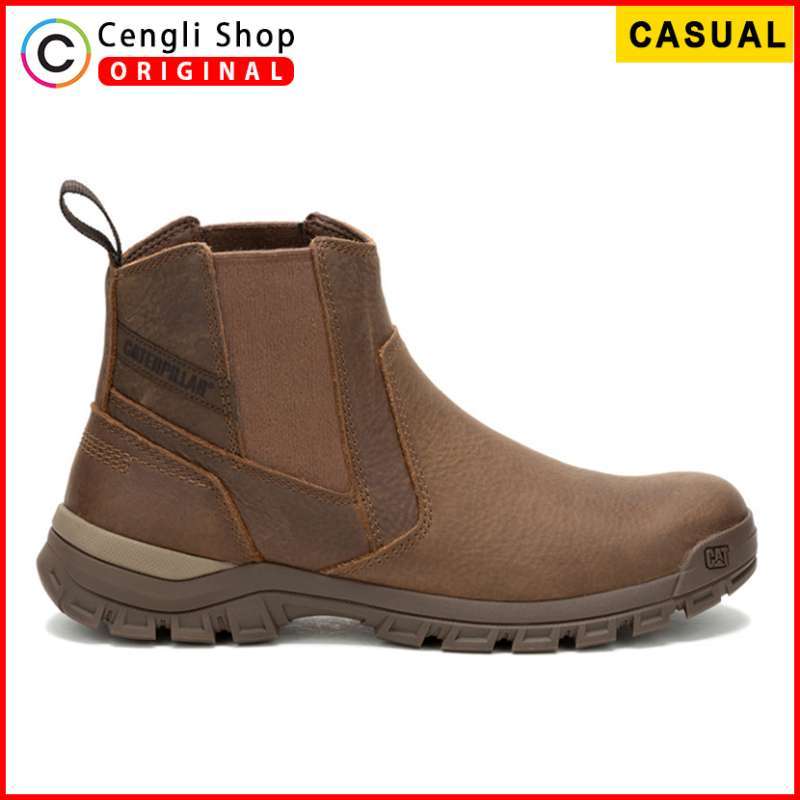 SEPATU CATERPILLAR CASUAL ORIGINAL BOOT PRIA KULIT ASLI ORI CAT-D8