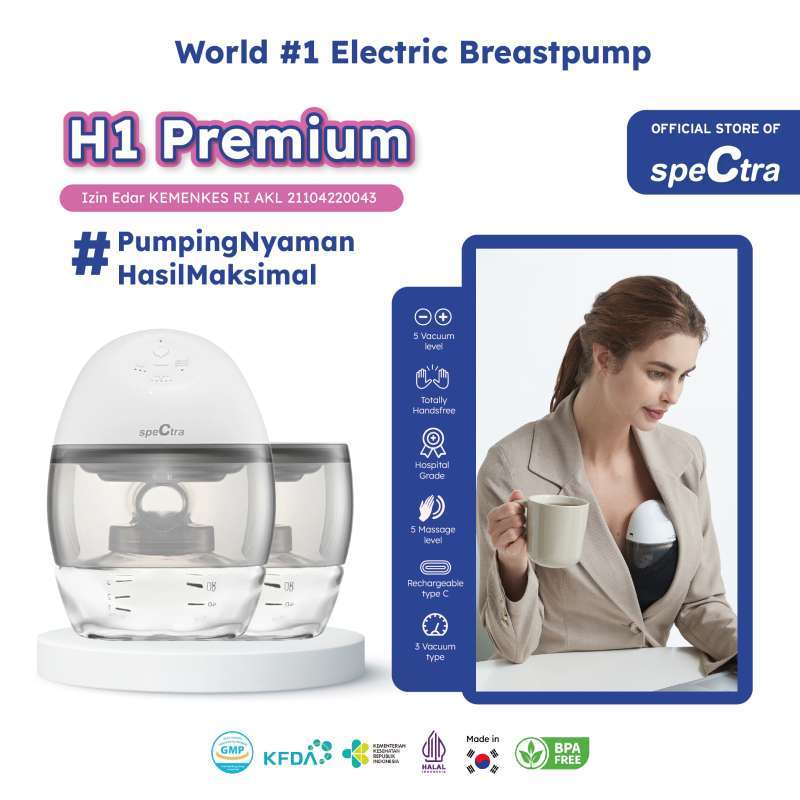 Promo Spectra H1 Premium Electric Breastpump Pompa Asi Elektrik