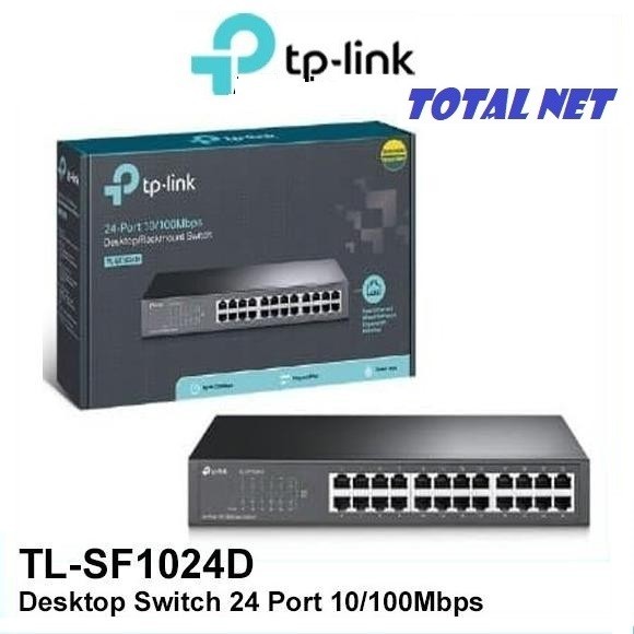 Jual TP-Link TL-SF1024D SF1024D 24-port 10/100Mbps Desktop/Rackmount ...