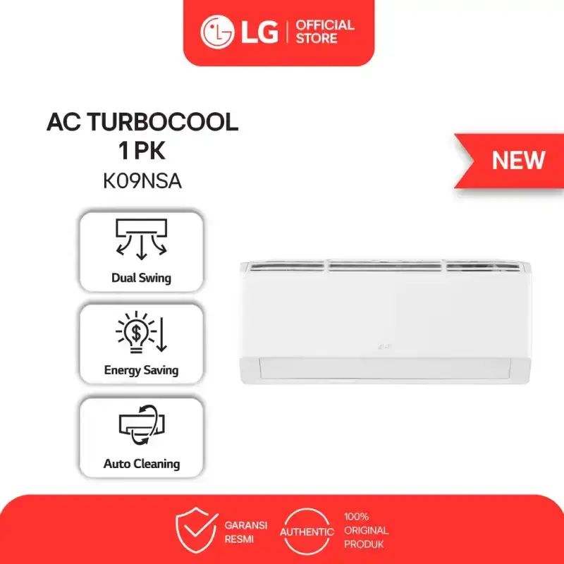 Promo Lg Ac Standart New Hercules [1 Pk] H09tn4 Diskon 28% Di Seller Lg ...