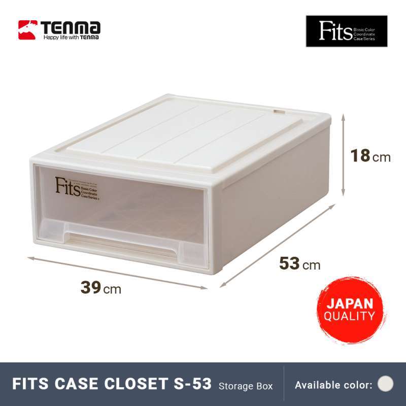 Promo TENMA Fits Case Closet 53 Tempat Penyimpanan Container Box ...
