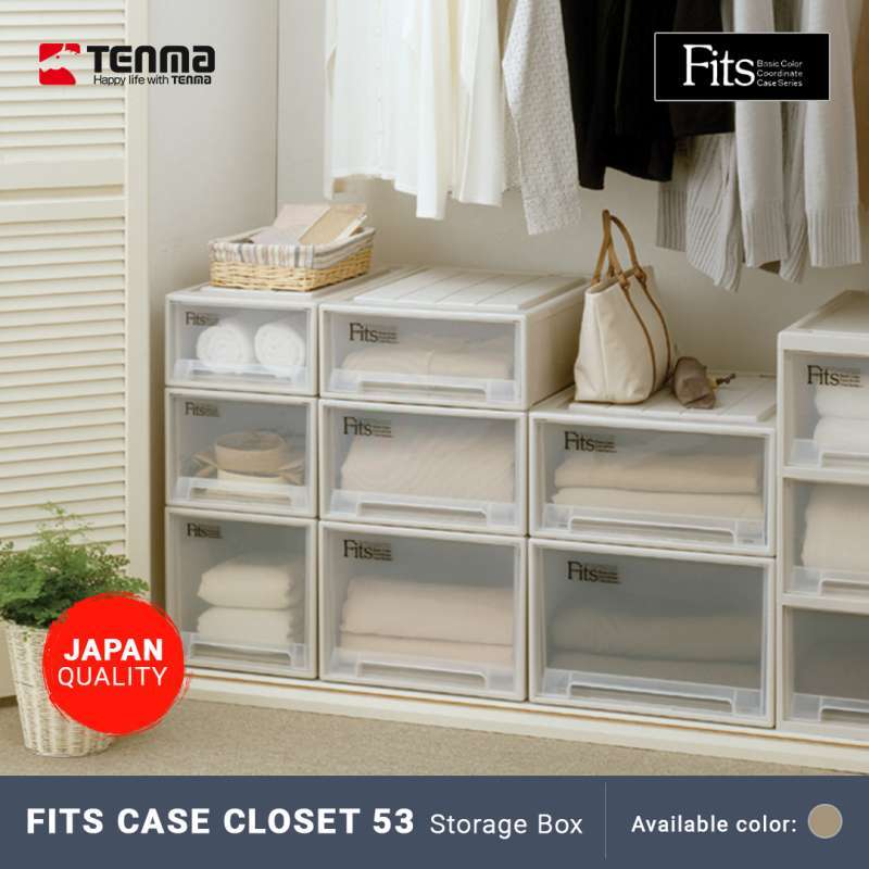 Promo TENMA Fits Case Closet 53 Tempat Penyimpanan Container Box ...