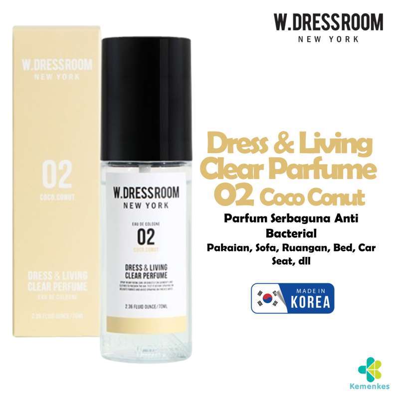 W DRESSROOM Dress & Living Clear Perfume No. 02 Coco Conut (70ml)