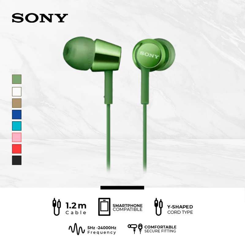 Promo Earphone Sony Mdr ex155ap Handsfree Mass Model In ear Green Earphone Headset Original Diskon 37 Di Seller Sony Audio Official Store Sony Warehouse Kota Jakarta Pusat Blibli