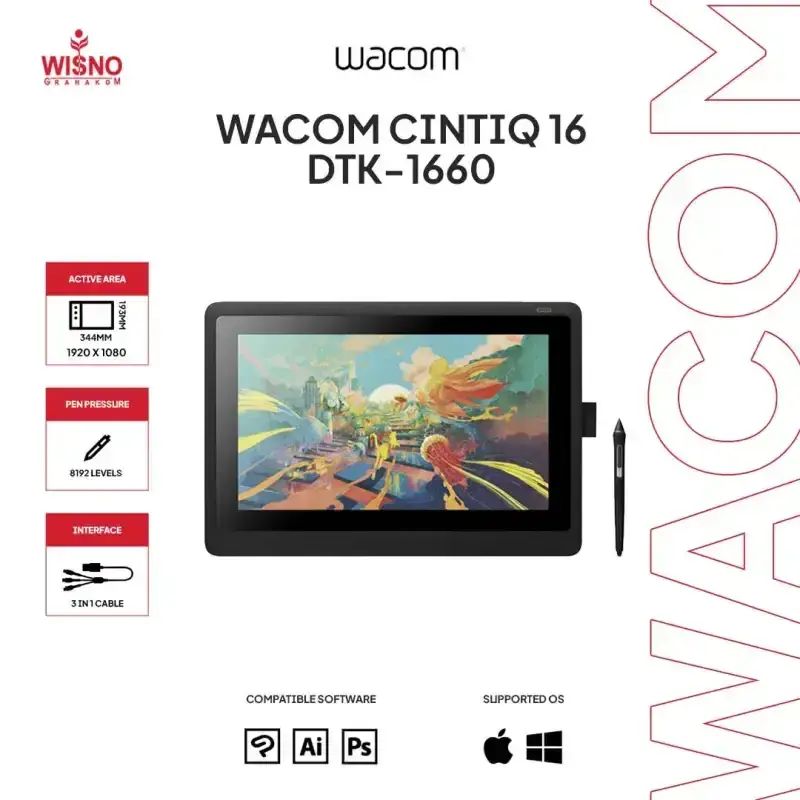 Daftar Harga Kabel Wacom Intuos Art 🔥 Original & Spesifikasi Lengkap ...