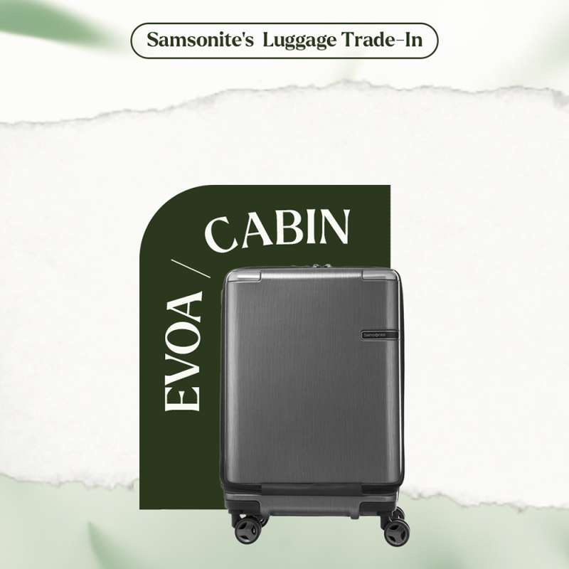 Promo Samsonite Koper Hardcase Evoa Cabin 20Inch Front Pocket Brushed