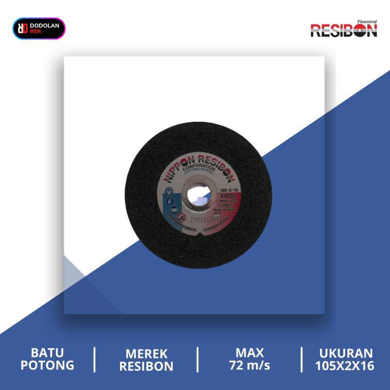 Jual Cutting Wheel / Batu Potong Nippon Resibon 4 Inch Dimensi 105 X 2 ...