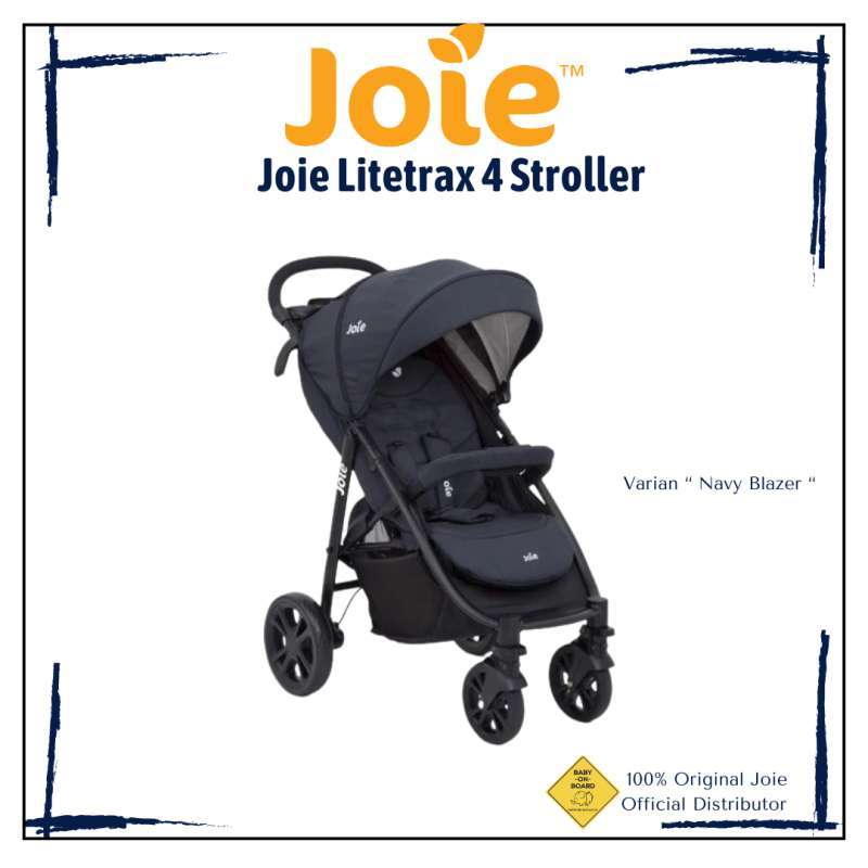 Compact Pushchair Joie Litetrax Pushchair Navy Blazer Joie