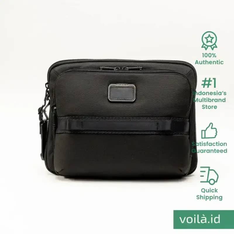 Tumi Alpha Bravo Service Crossbody Bag Black