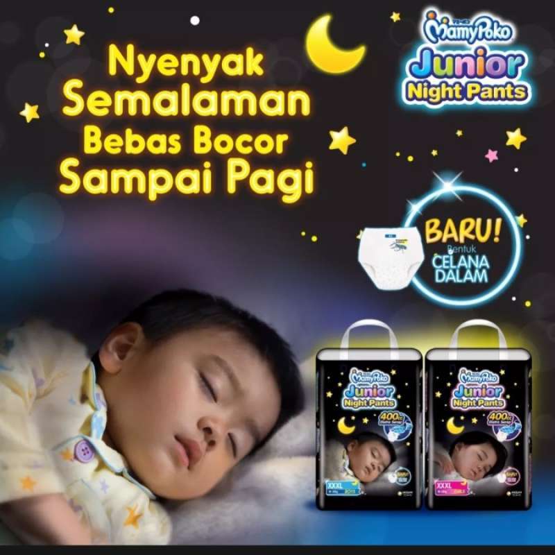 Jual Popok Anak Mamy Poko Junior Xxxl 24 Boys Atau Xxxl 24 Girls Di