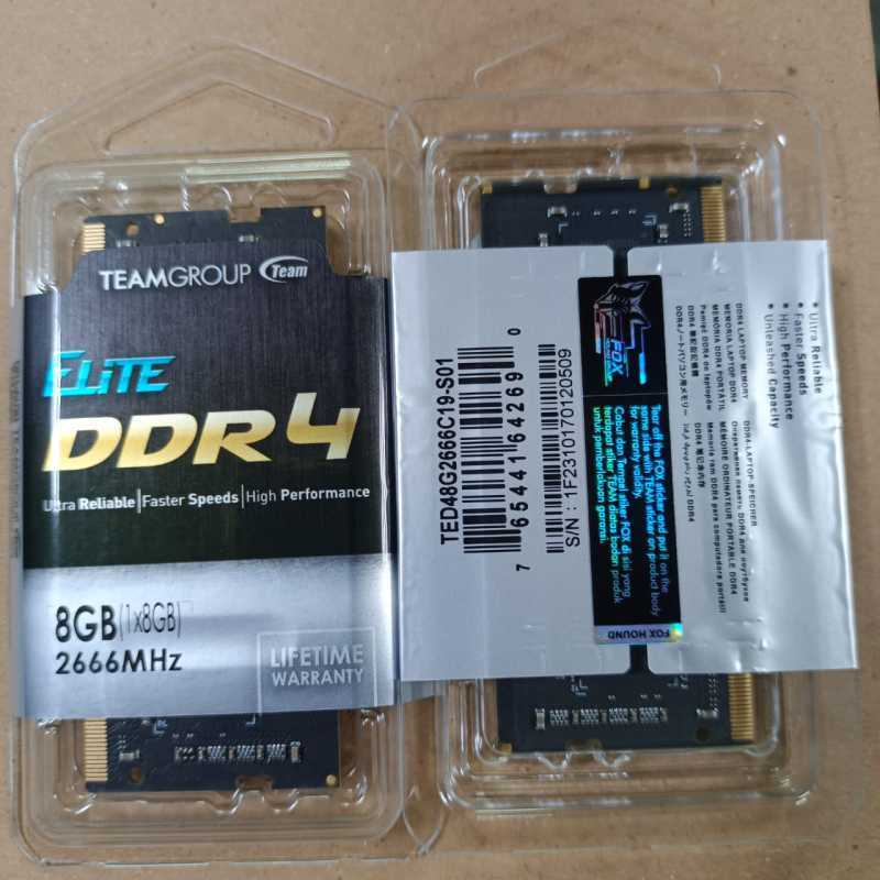 Elite Ddr4 2666 Ddr4 8gb Team Group LOT OF TEAMGROUP Elite DDR4