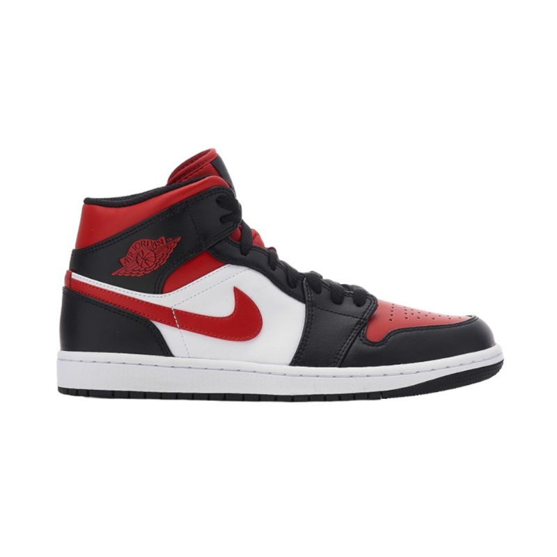 Air jordan 1 top bred toe harga