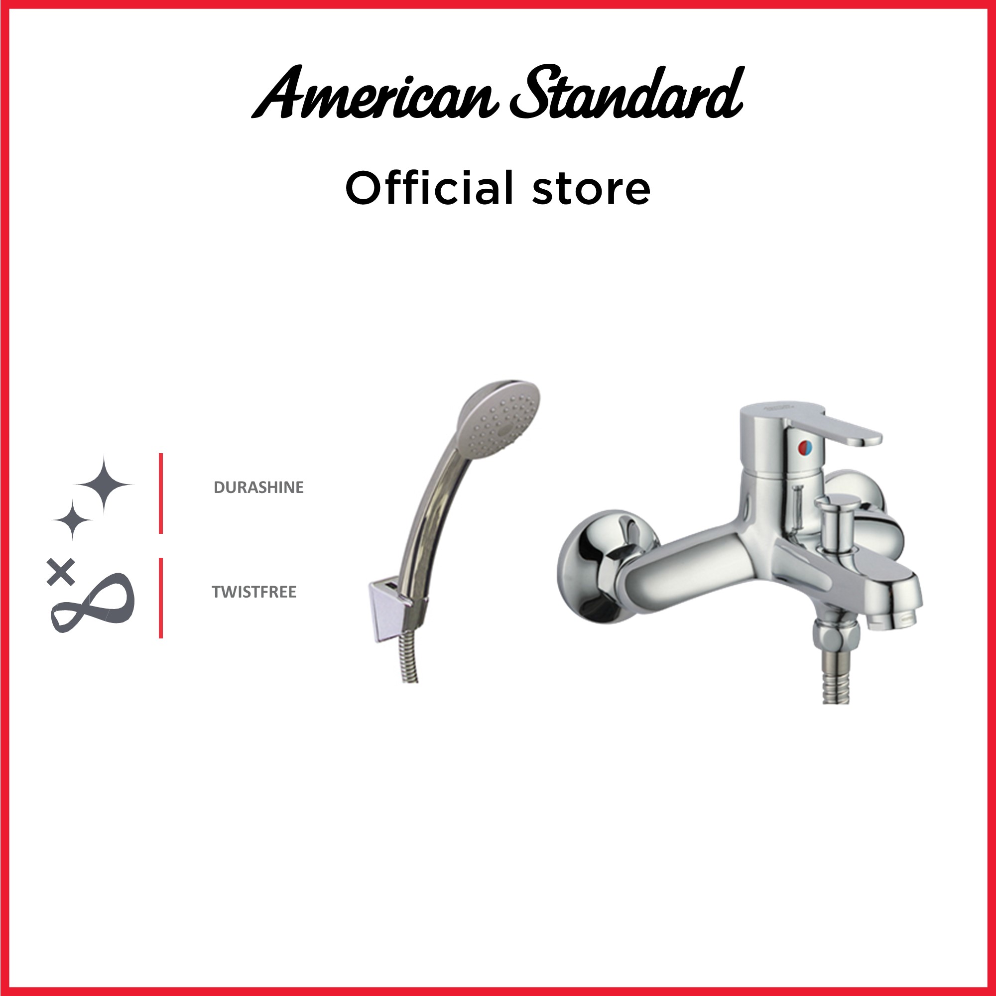 Promo American Standard Seva Exposed Bath & Shower Mixer Diskon 30 di